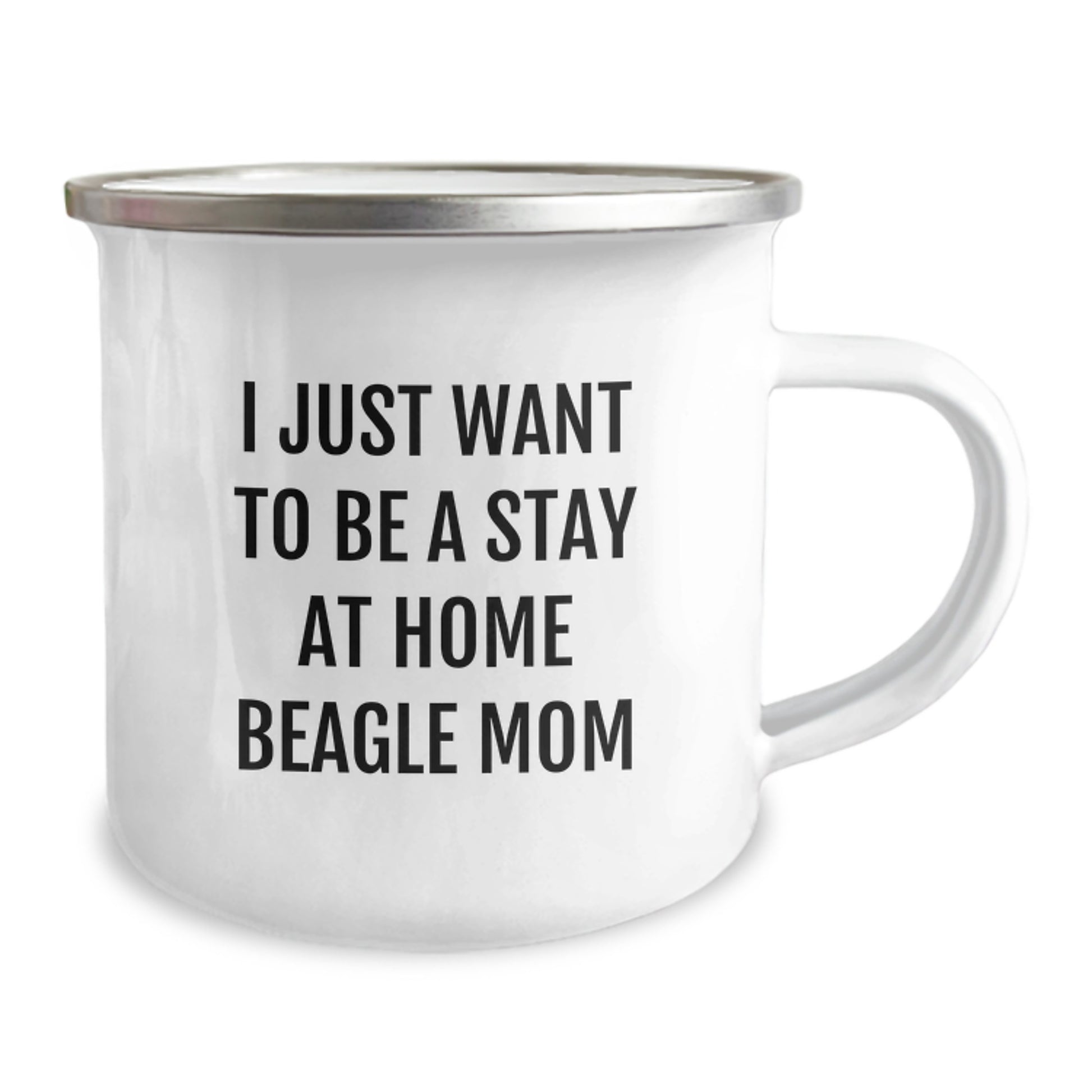 Beagle Dog Lover's Funny Camping Mug for Valentine's Unique Gifts from Mom to Beagle Dog Dad - Image 2