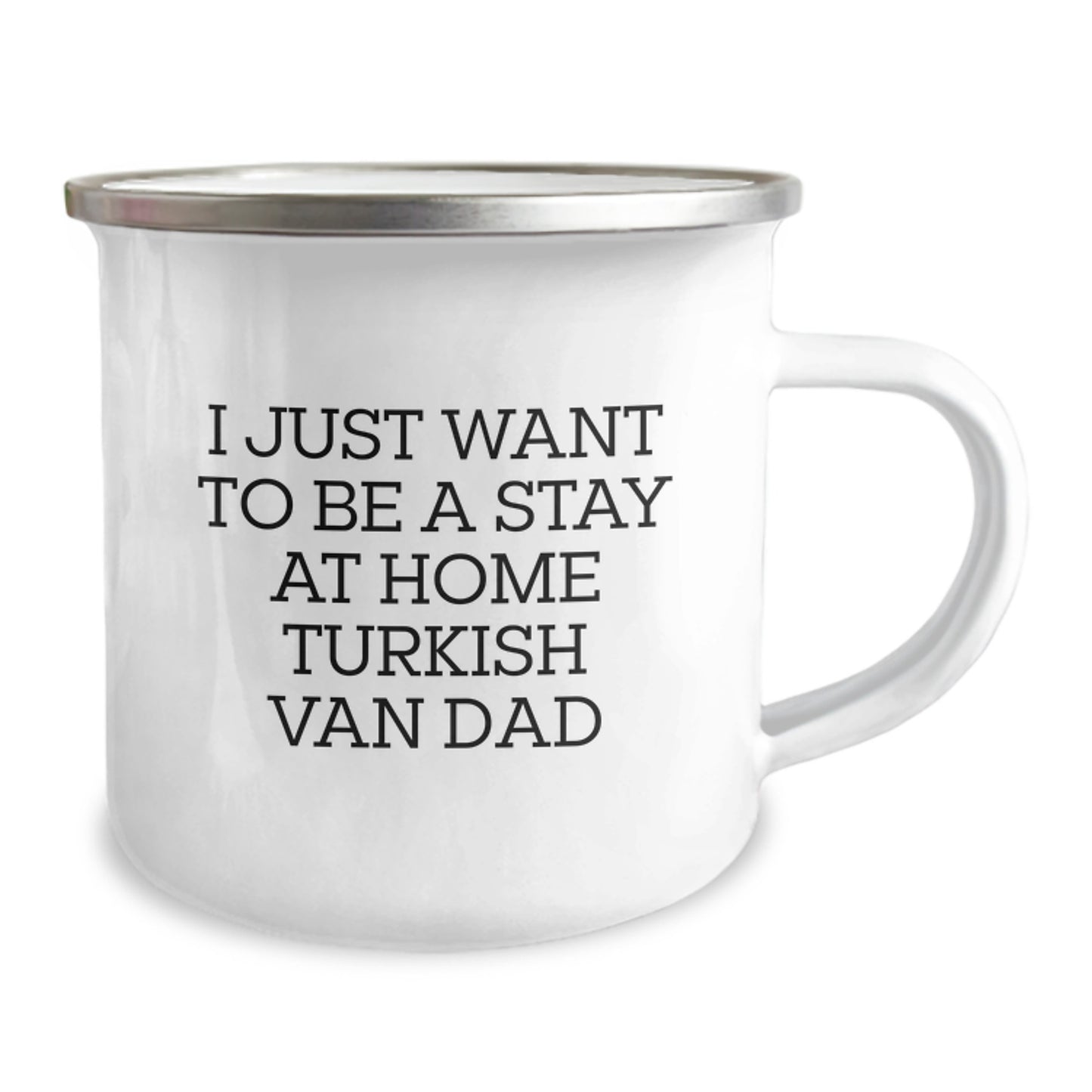 Turkish Van Cat Gifts Funny Quotes Camping Mug for Him, Birthday Unique Gifts from Dad to Son - Image 2