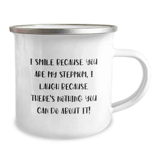 Stepmom Keepsake Camping Mug for Him Surprise Graduation Gift Personal - Image 2