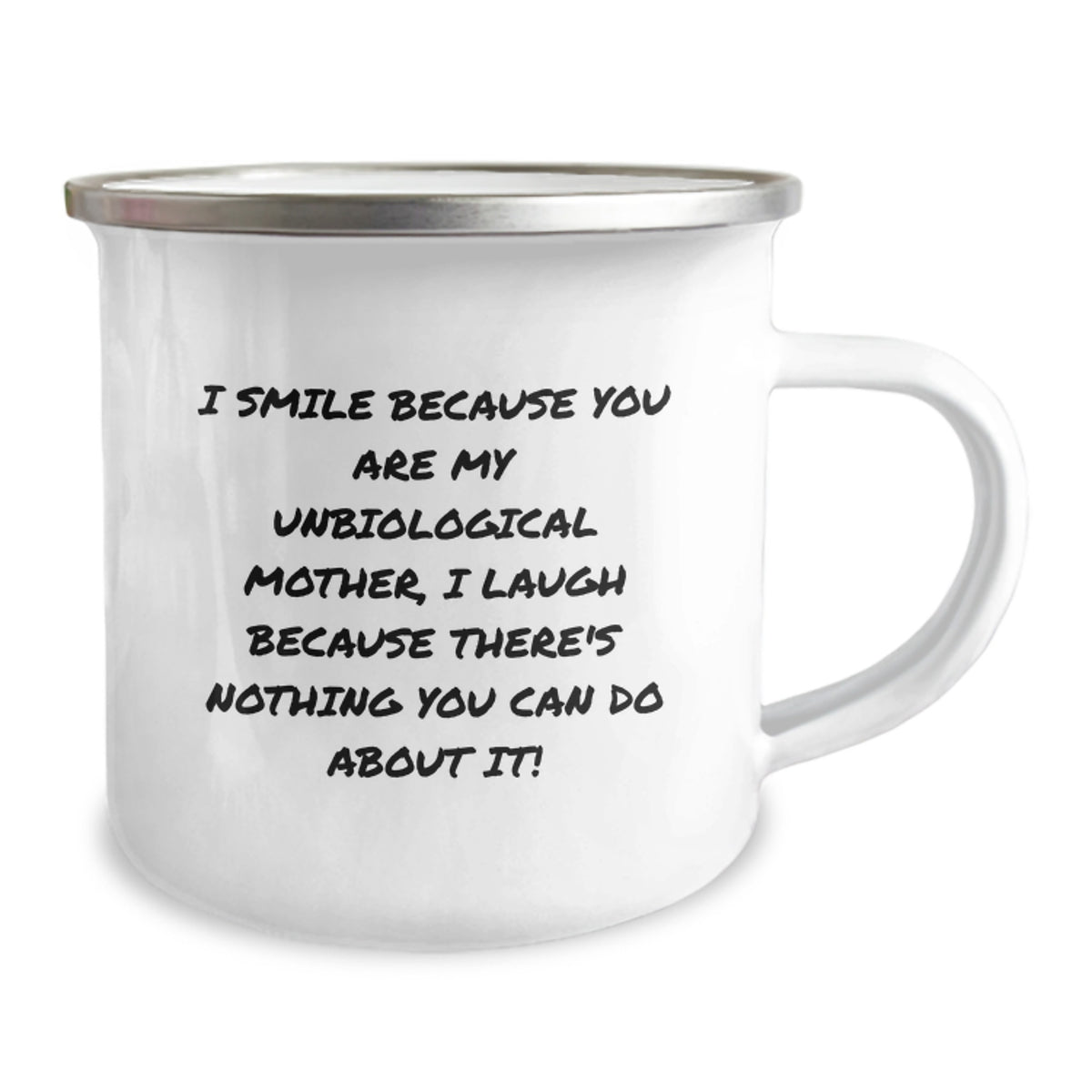 Unbiological Mother Camping Mug Gift for Her - Playful Keepsake - Image 2