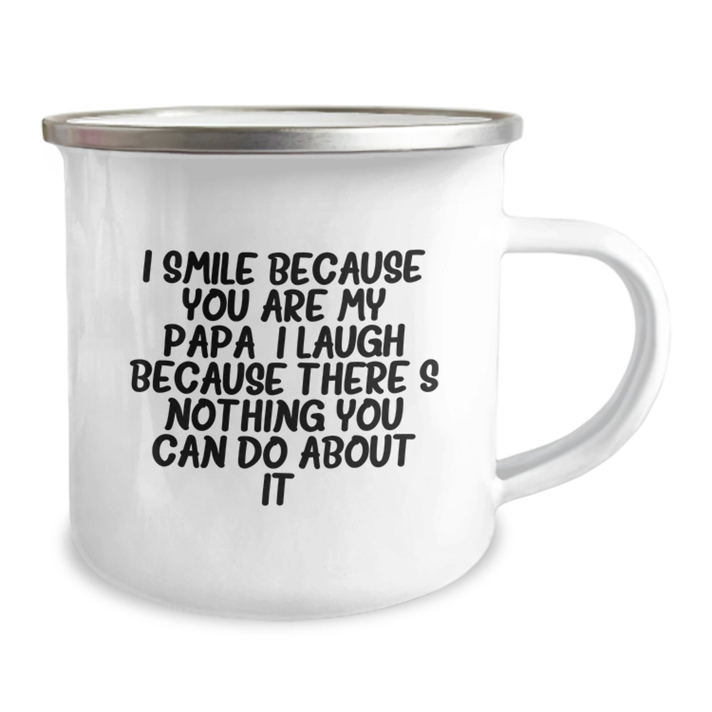 Gifts from Son to Papa, Camping Mug for Men, Funny Quote, Graduation Unique Gifts, Papa Love - Image 2