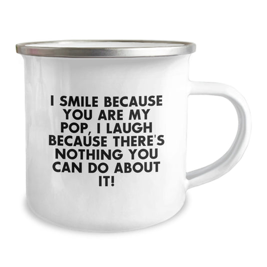 Funny Pop Camping Mug Gifts from Men to Sweetheart for Valentine's, Unique Pop Presents for Him, Pop Enthusiast Mug - Image 2