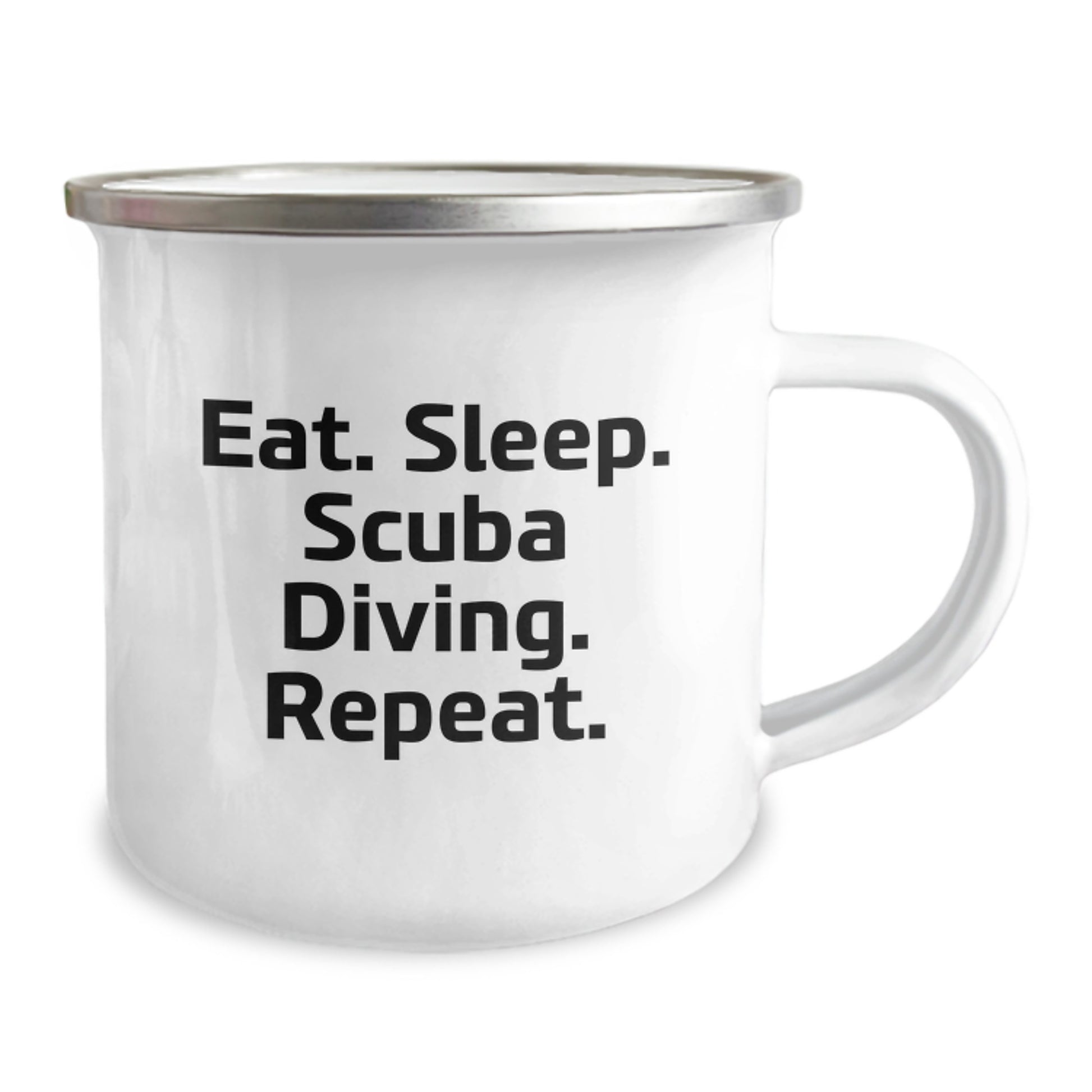 Funny Scuba Diving Gifts for Scuba Diving Enthusiasts, Men, Women - Eat Sleep Scuba Diving Repeat Camping Mug for Christmas Unique Gifts from Family, Friends, Coworkers - Image 2