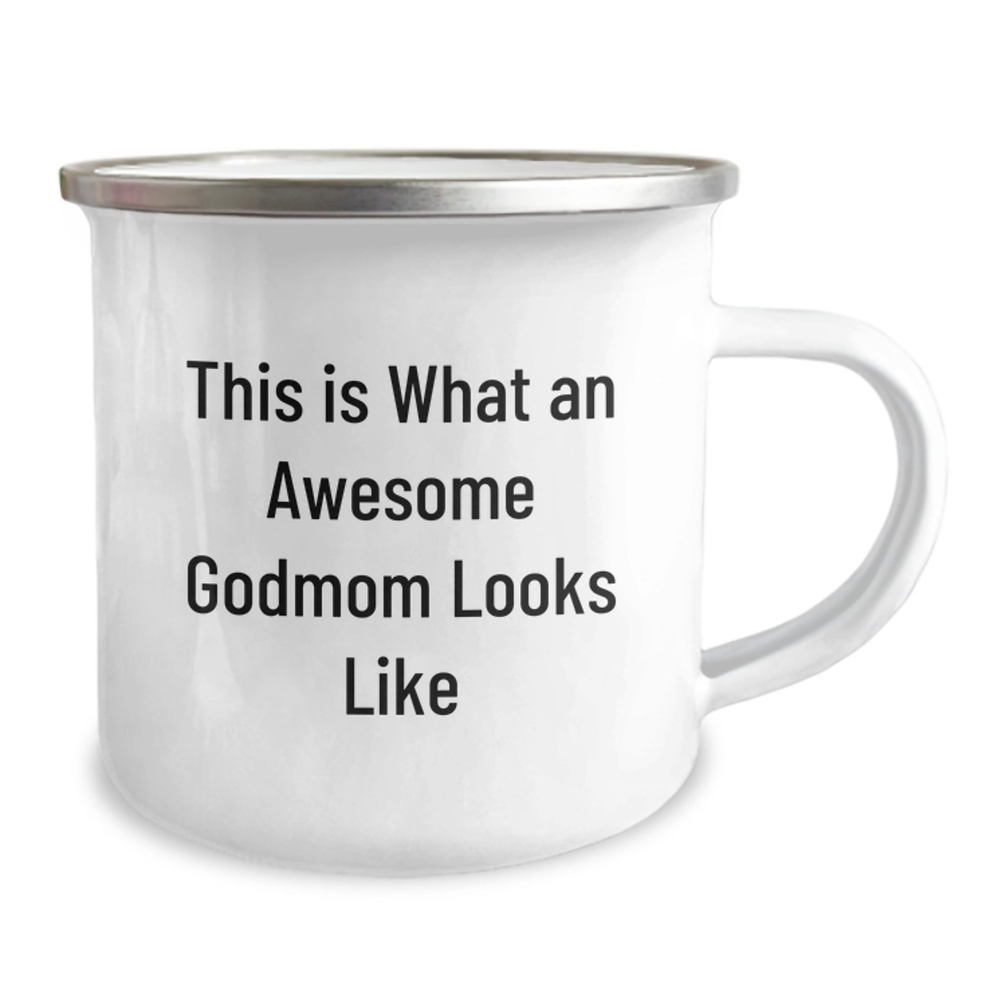 Funny Godmom Gifts for Her - This Is What An Awesome Godmom Looks Like Camping Mug, Gifts from Family to Godmom, Godmom Christmas Unique Gifts - Image 2