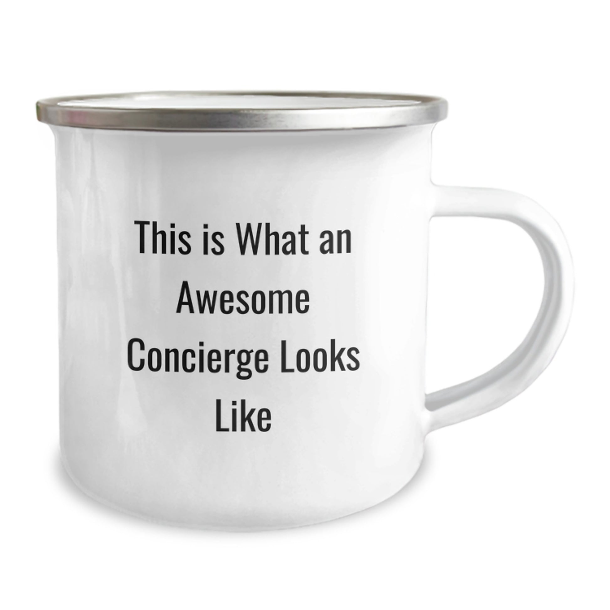 Gifts from a Concierge Friend, Funny Quote Camping Mug for Valentine's Unique Gifts for Men, Women, or Friends - This Is What An Awesome Concierge Looks Like - Image 2