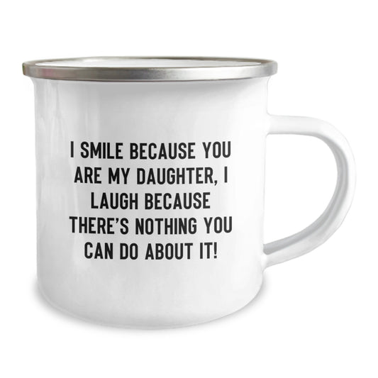 Funny Daughter Gifts - Camping Mug with Inspirational Quote - Perfect Graduation Gift for Daughters from Mom or Dad - Image 2