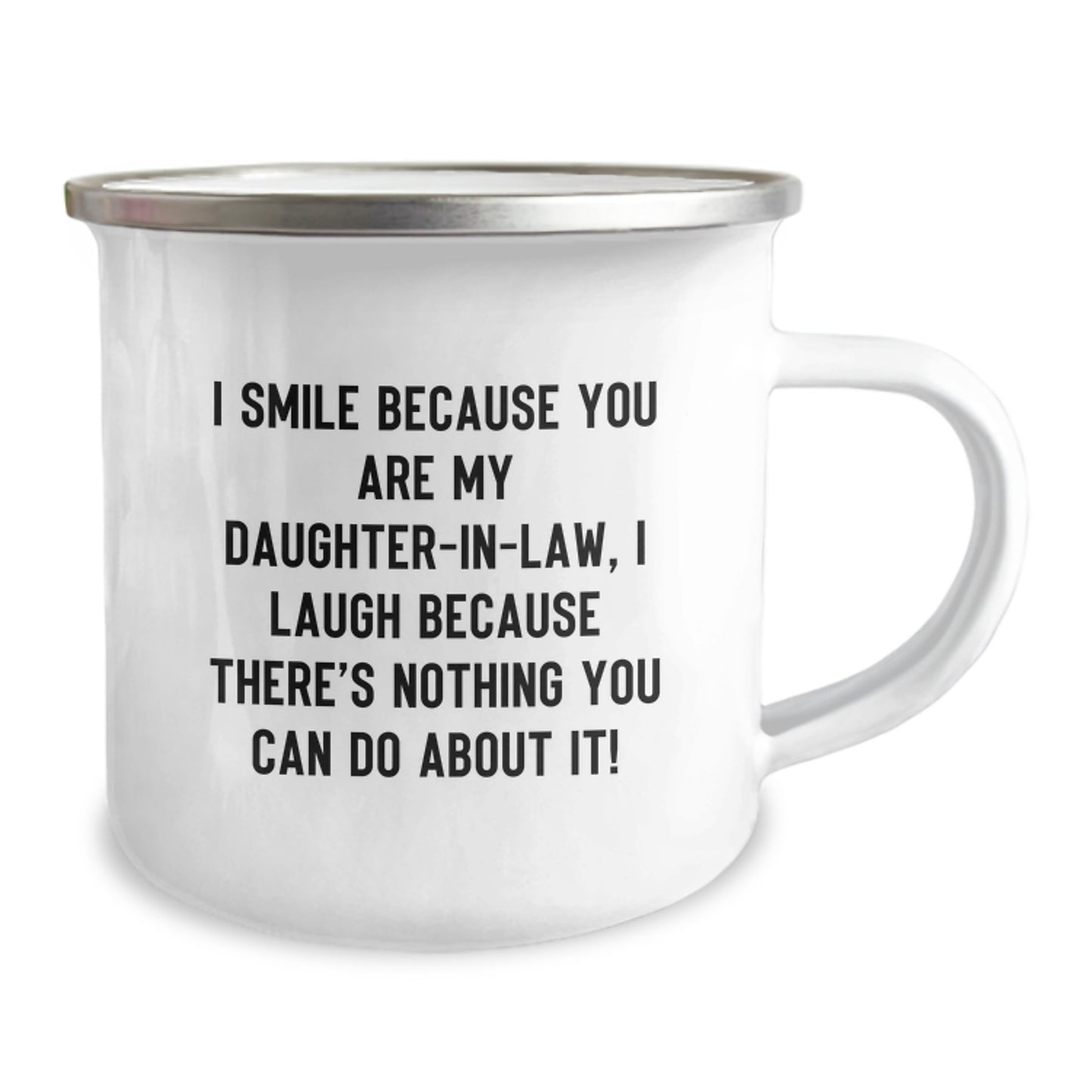 Birthday Gift for Her Daughter-in-Law Camping Mug Present with Enamel - Image 2