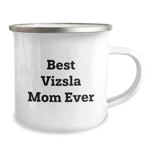Funny Vizsla Dog Camping Mug Gifts from Mom for Her Vizsla Vizsla Lover on Birthday Unique - Image 2