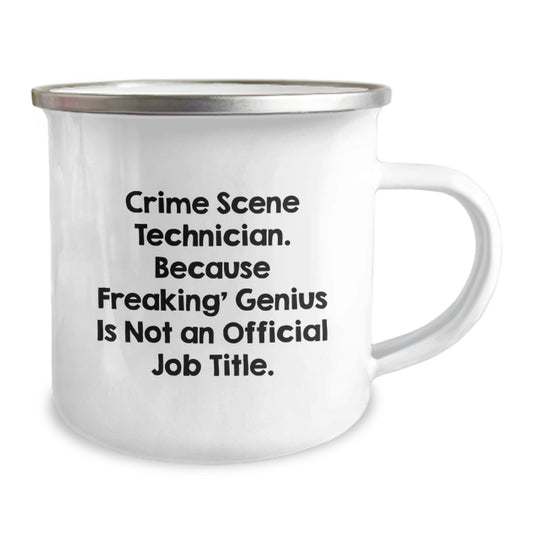 Funny Crime Scene Technician Gifts for Men - Camping Mug with Crime Scene Technician Humor, Perfect Graduation Unique Gifts from Friends - Image 2
