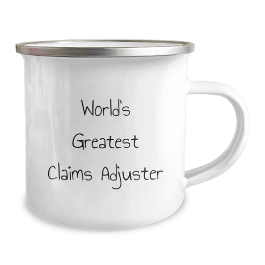 Funny Claims Adjuster Gifts for Mom, Unique Camping Mug for World's Greatest Claims Adjuster - Gifts from Friends, Family, Coworkers - Image 2