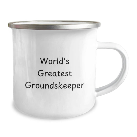 Funny groundskeeper Gifts from Friends - World's Greatest groundskeeper Commemorative Camping Mug for groundskeeper Men Graduation - Image 2
