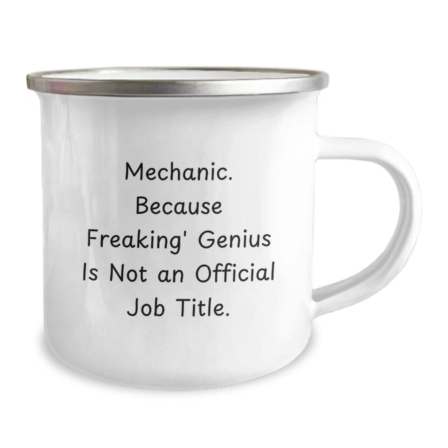 Mechanic Keepsake Camping Mug for Him Birthday Gift Stainless Steel 12oz - Image 2