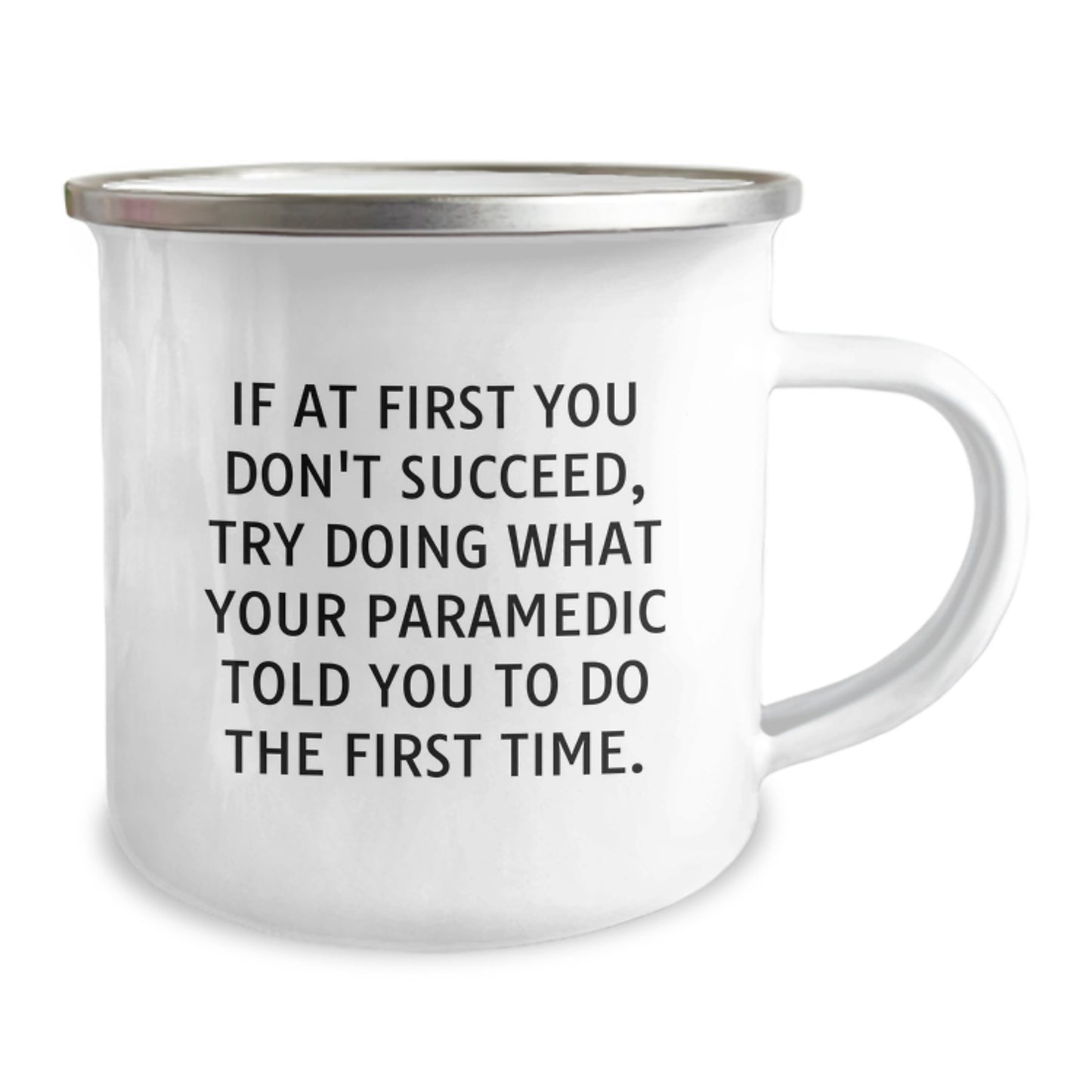Funny Rescue Worker Gifts for Graduation, Rescue Worker Camping Mug with Inspirational Quote, Gifts from Friends to Rescue Worker, 12 oz Stainless Steel - Image 2