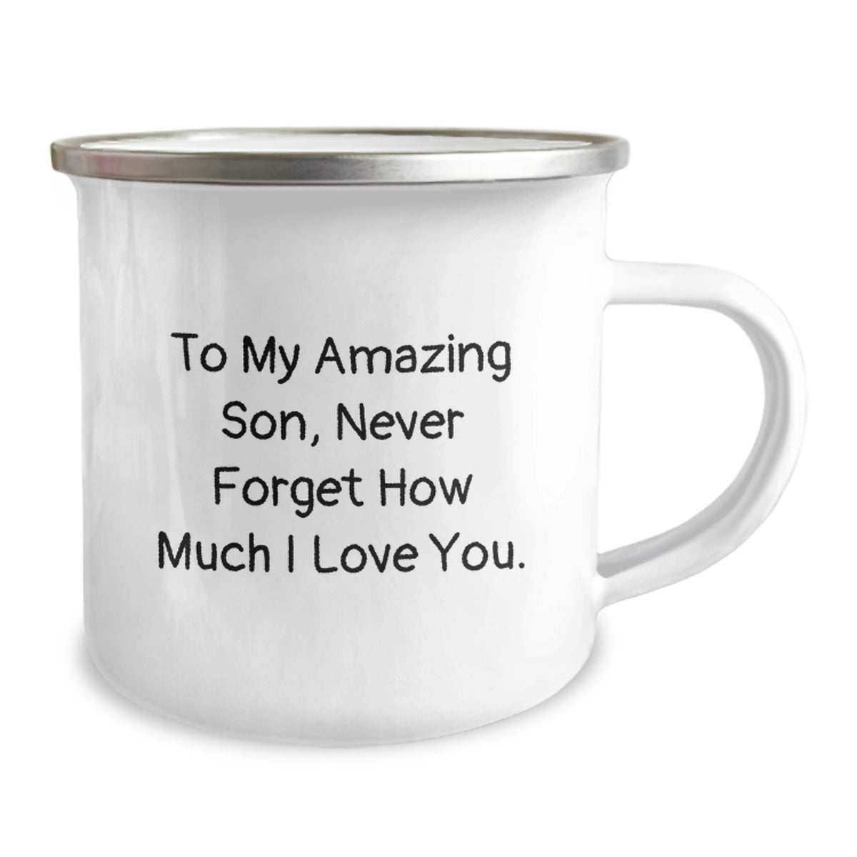 Cute Son Gifts, Funny Camping Mug for Him, To My Amazing Son Never Forget How Much I Love You Birthday Unique Gifts from Family, Gifts for Son Men - Image 2