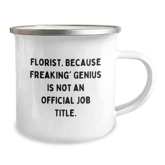 Funny Florist Gifts for Graduation - Unique Camping Mug from Friends, Family - Image 2