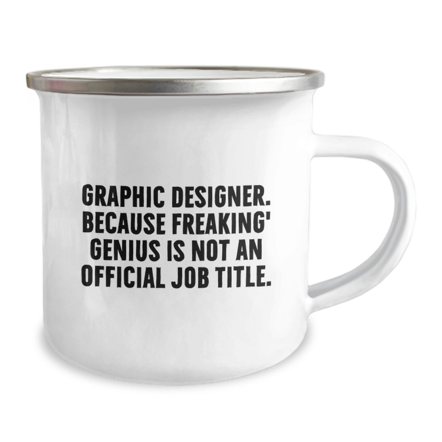 Funny Graphic Designer Gifts from Friends - Graphic Designer Camping Mug for Men - Inspirational Mug for Graphic Designers, Graduation Unique Gifts for Him - Image 2
