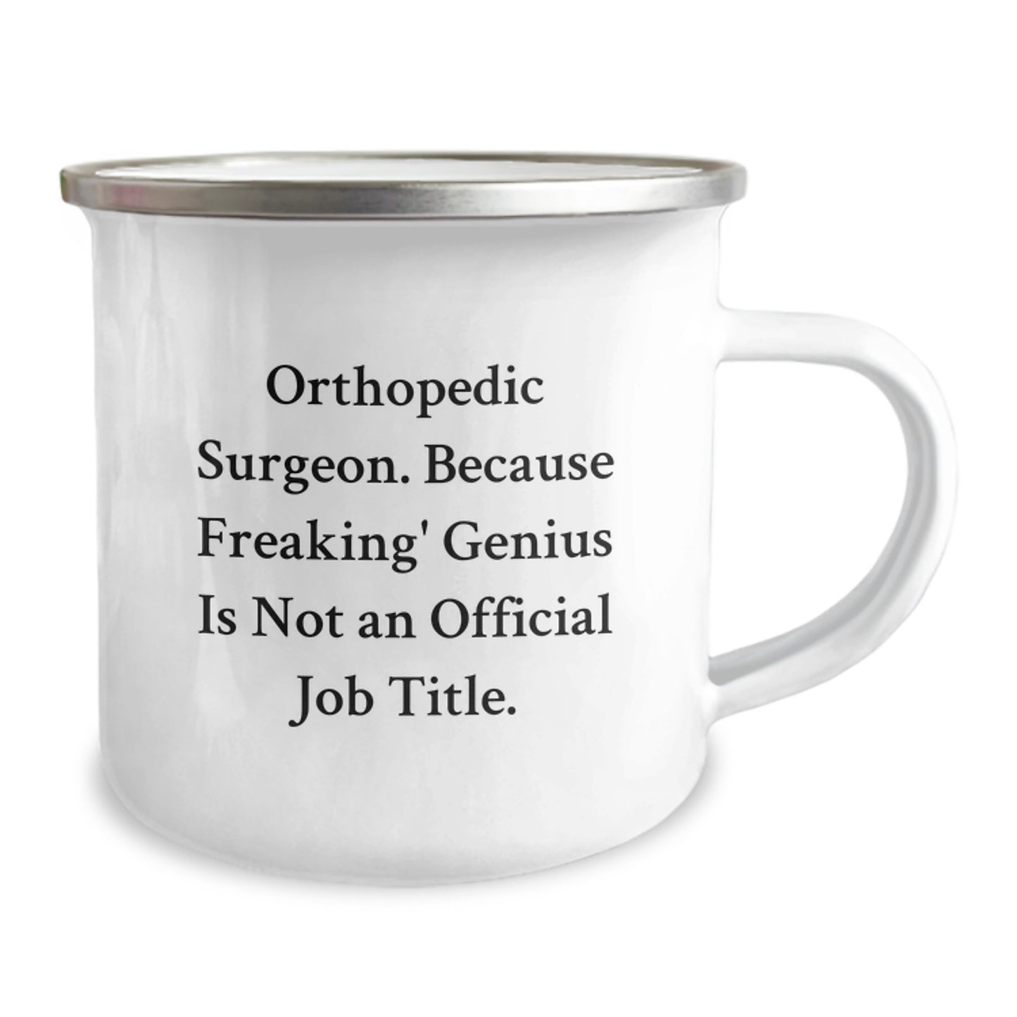 Funny Orthopedic Surgeon Gifts from Friends - Camping Mug for Orthopedic Surgeon Men Graduation Unique - Image 2
