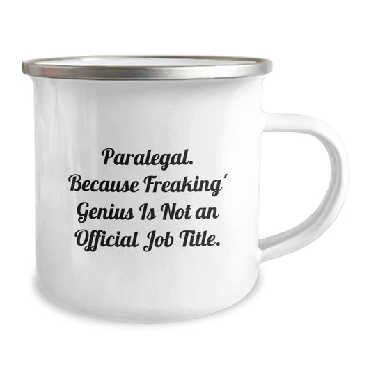 Funny Paralegal Gifts for Graduation, Paralegal Camping Mug, Inspirational Quote Gifts from Men to Paralegal Friends - Image 2