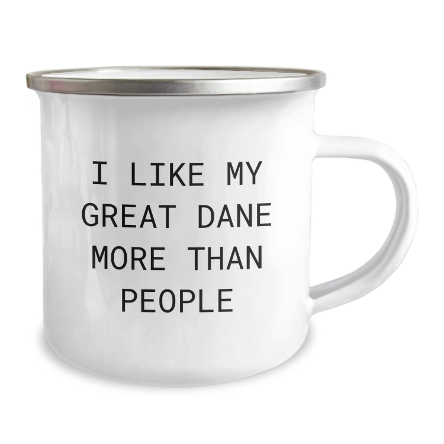 Sweet Valentine's Gifts for Great Dane Dog Lovers from Friends, Funny Camping Mugs for Men, Great Dane Dog Enthusiasts - Image 2