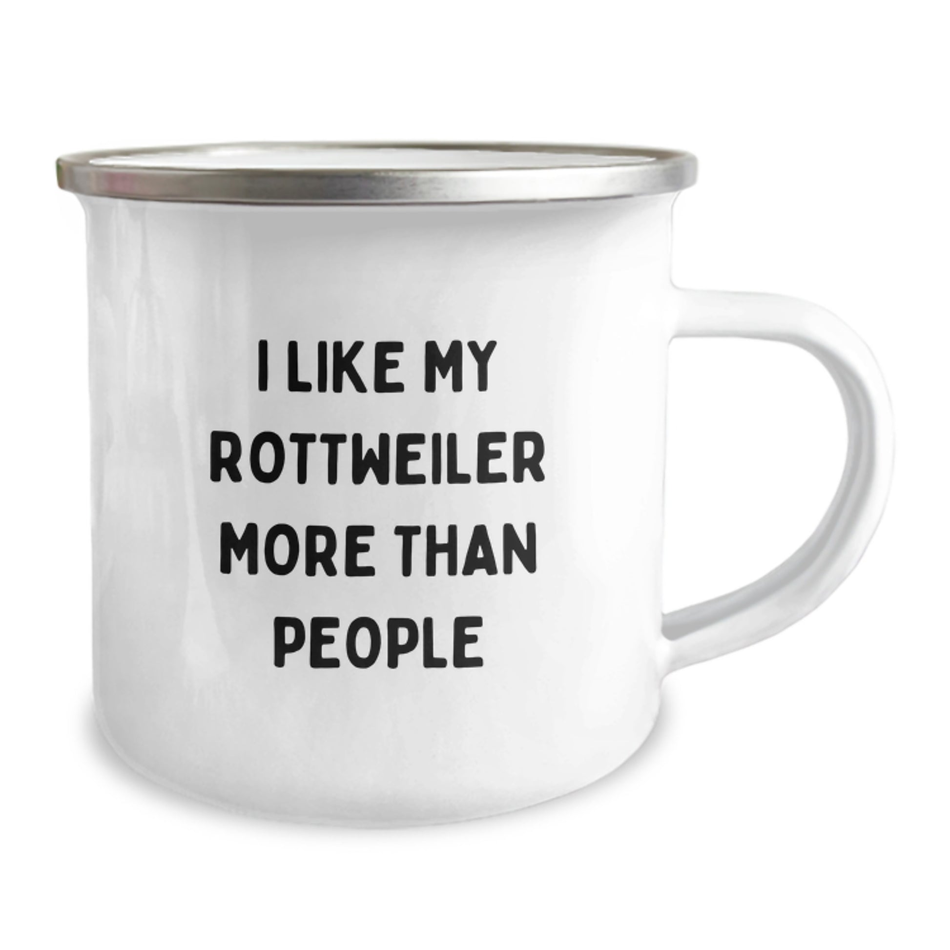 Rottweiler Dog Lover's Funny Camping Mug Gift for Valentine's from Friends - Image 2