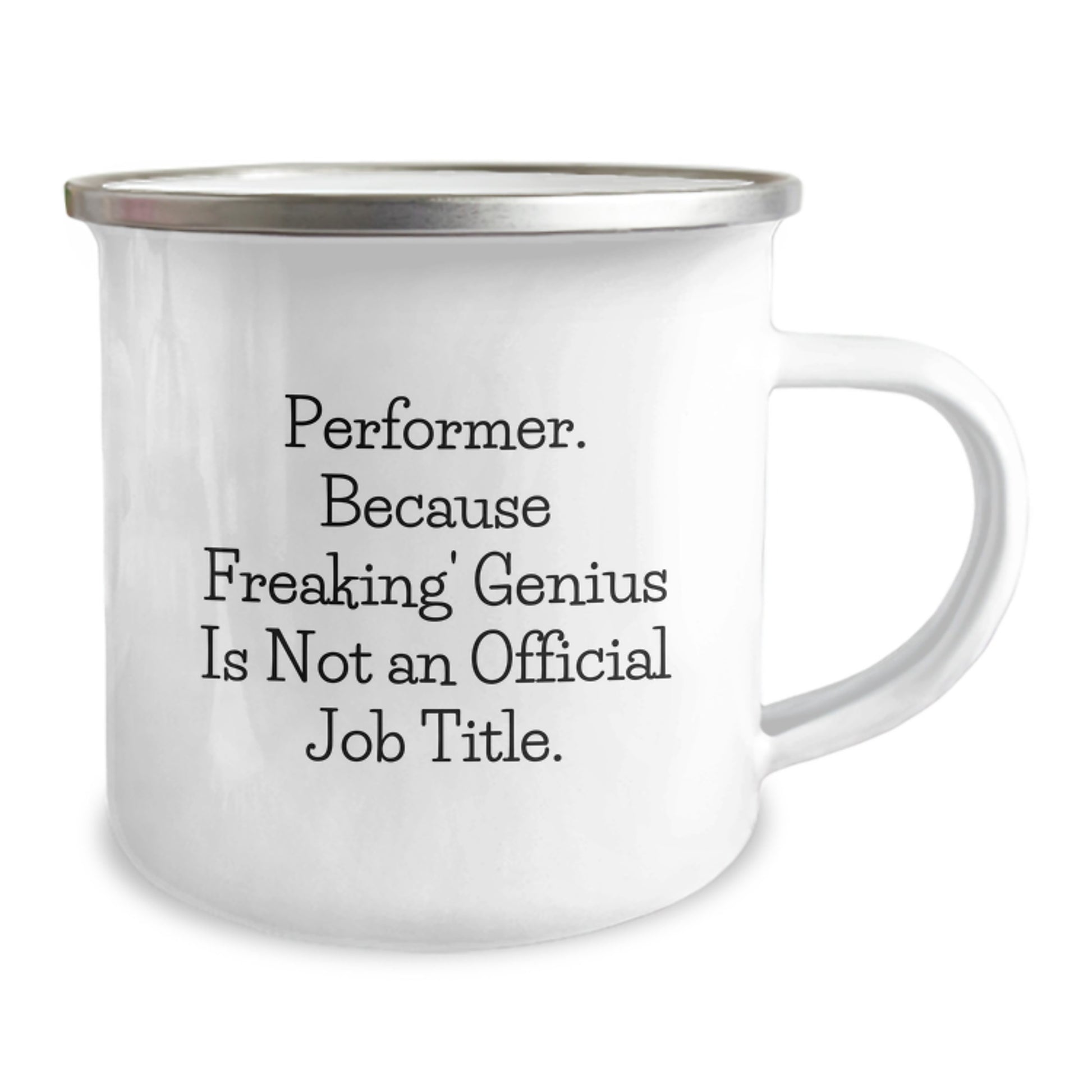 Performer Keepsake Camping Mug for Him Birthday Gift Stainless Enamel - Image 2