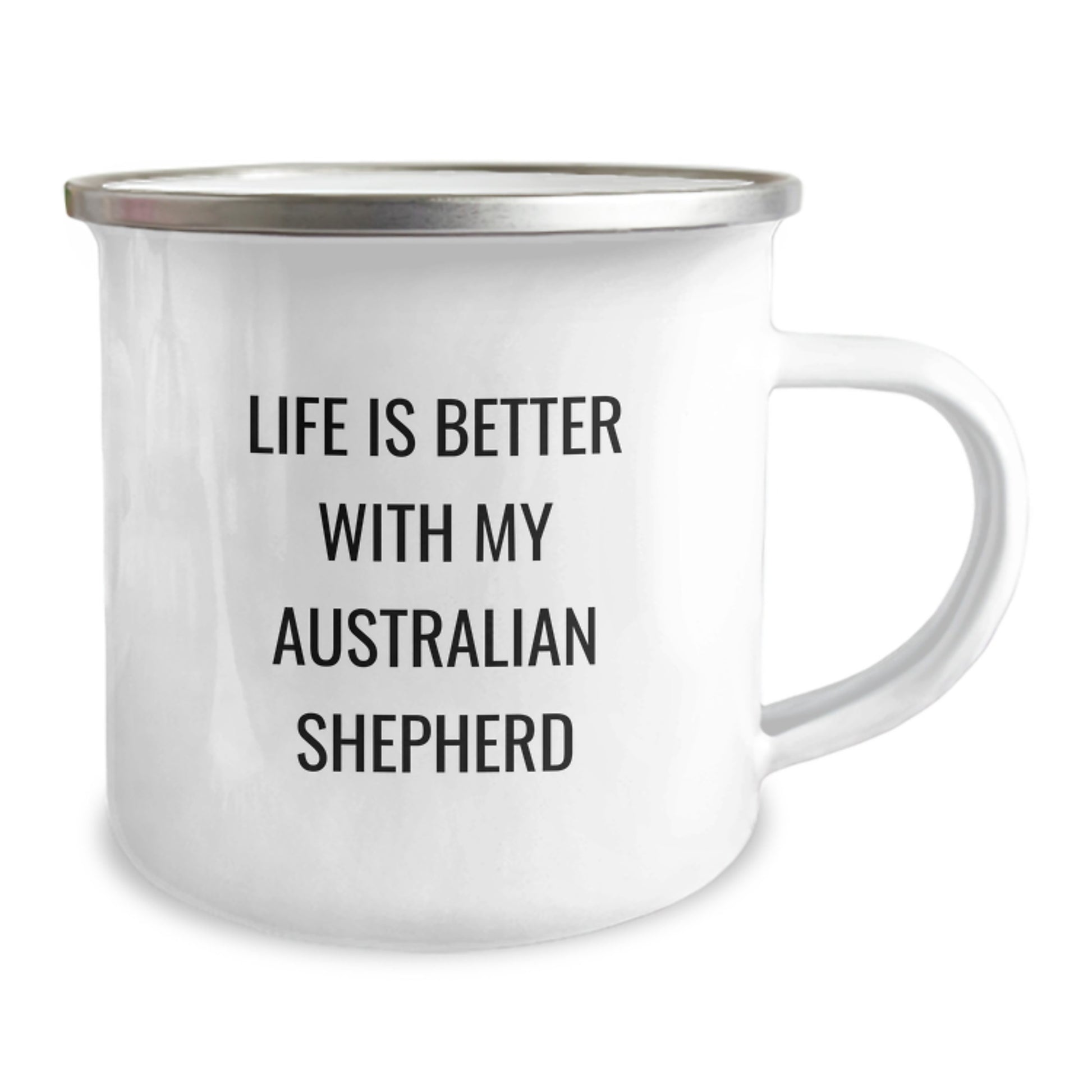 Australian Shepherd Dog Lover Gifts from Family Camping Mug - Life Is Better With My Australian Shepherd - Valentine's Unique - Image 2