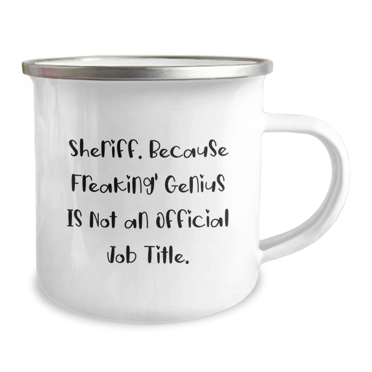Sheriff Camping Mug Gift for Him - A Humorous Keepsake from Her - Image 2