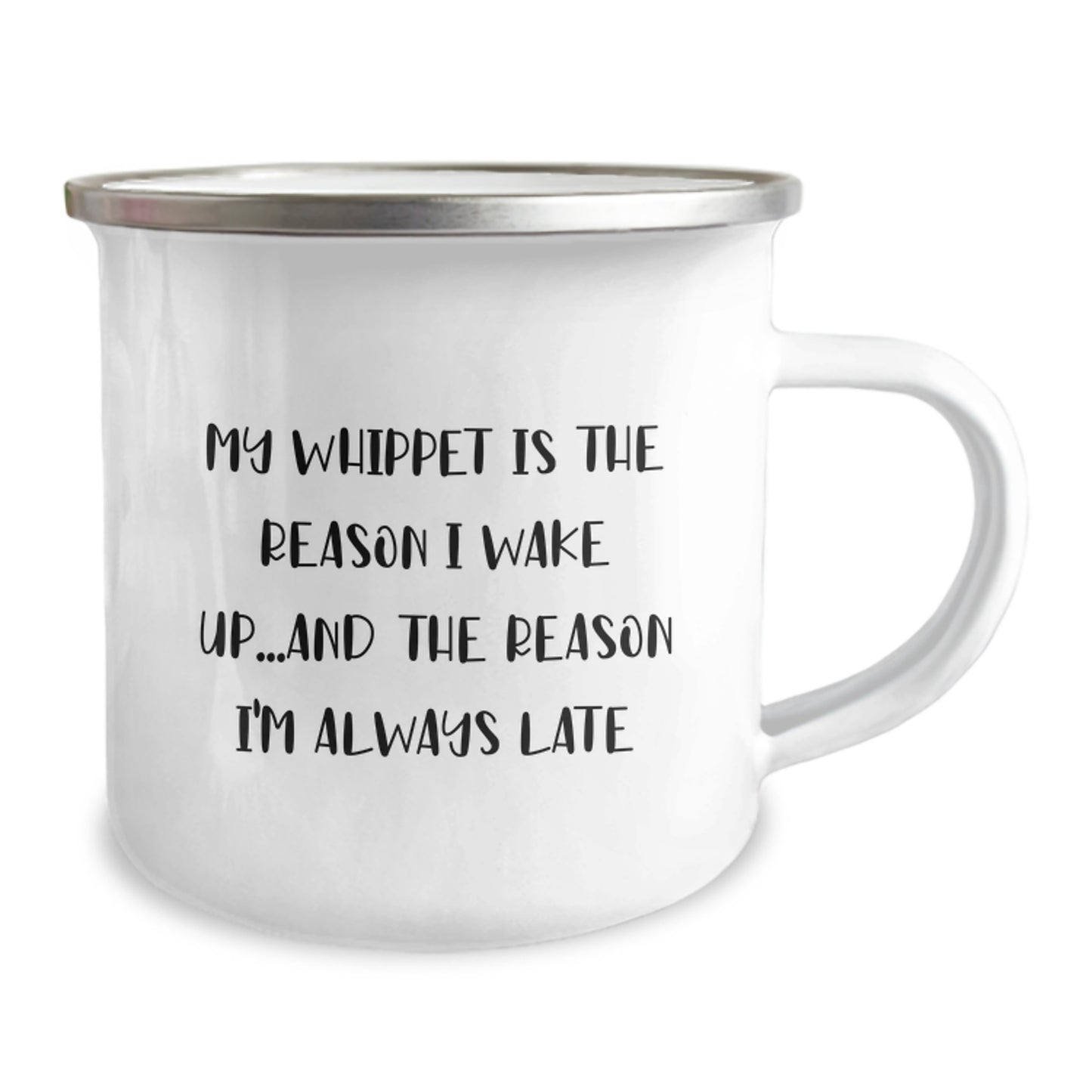 Funny Whippet Dog Gifts for Men, Woman Friends Family Camping Mug My Whippet Is The Reason - Image 2