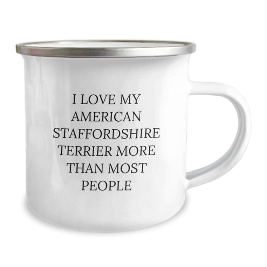 Funny American Staffordshire Terrier Dog Gifts, American Staffordshire Terrier Dog Lover Birthday Mug, Gifts from Friends for Dog Mom or Dad - Image 2