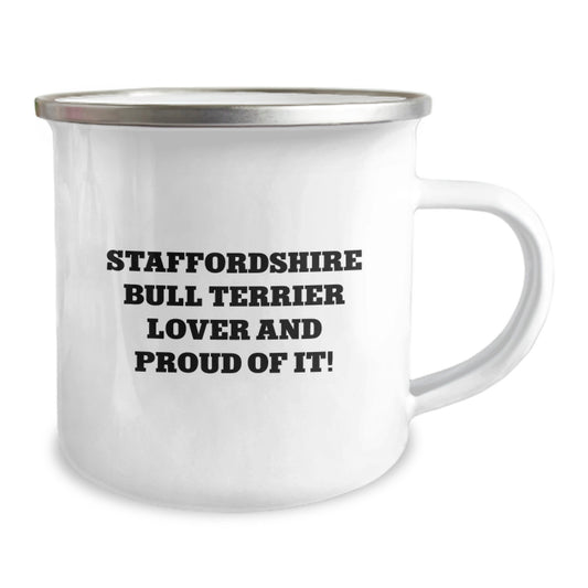 Staffordshire Bull Terrier Dog Lover Gifts from Friends and Family, Funny Quote Valentine's Unique Mugs for Staffordshire Bull Terrier Dog Lovers, 12 oz Stainless Steel - Image 2