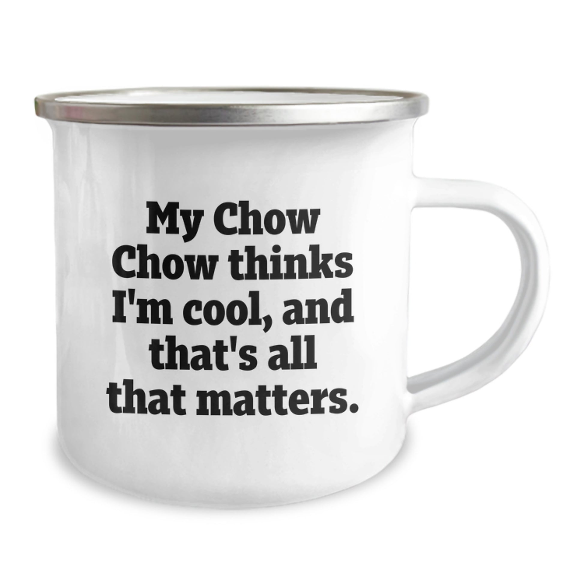Chow Chow Dog Funny Camping Mug Gifts from Men to Family Members on Birthday - Image 2