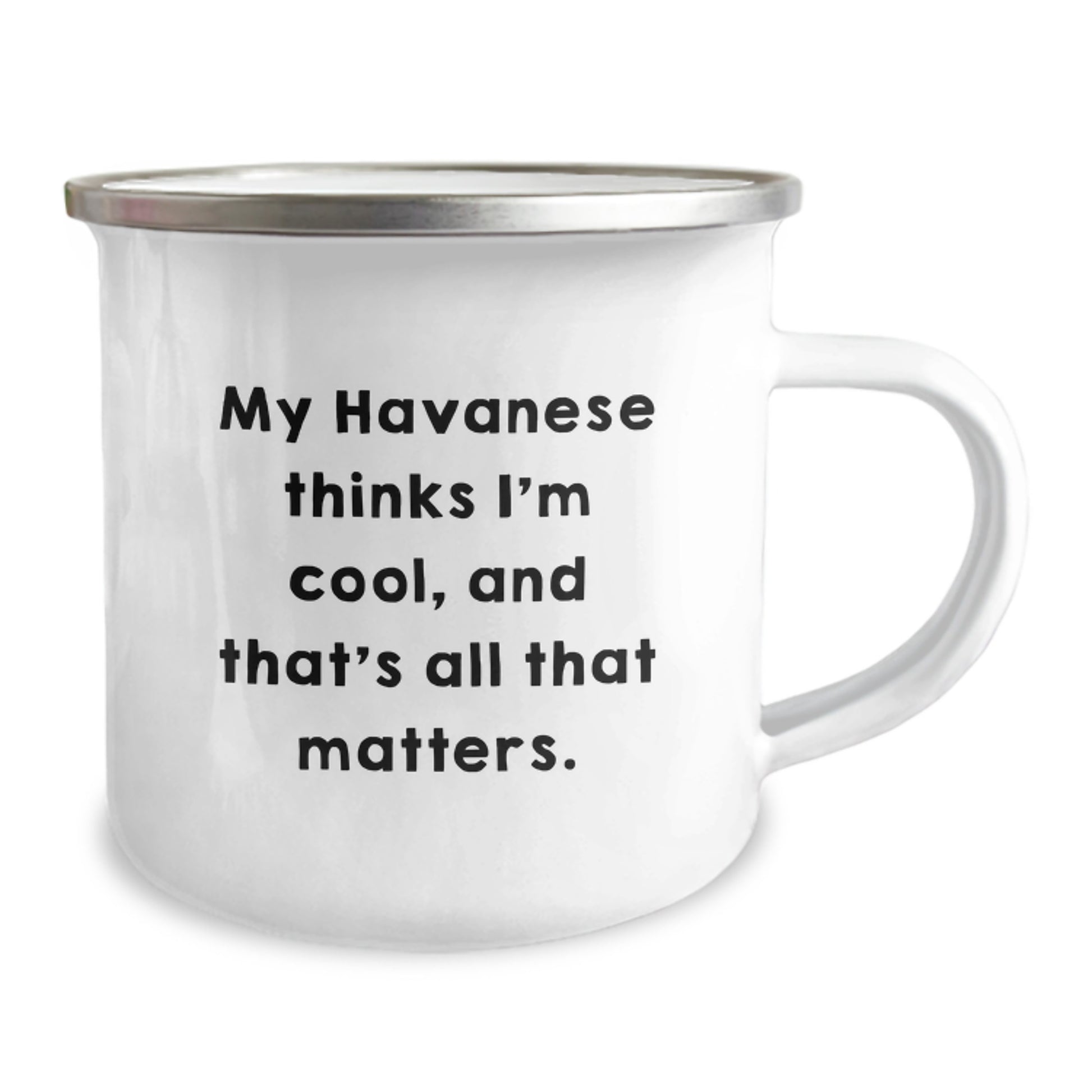 Funny Havanese Dog Camping Mug Gifts from Friends for Birthday Unique Presents - Image 2