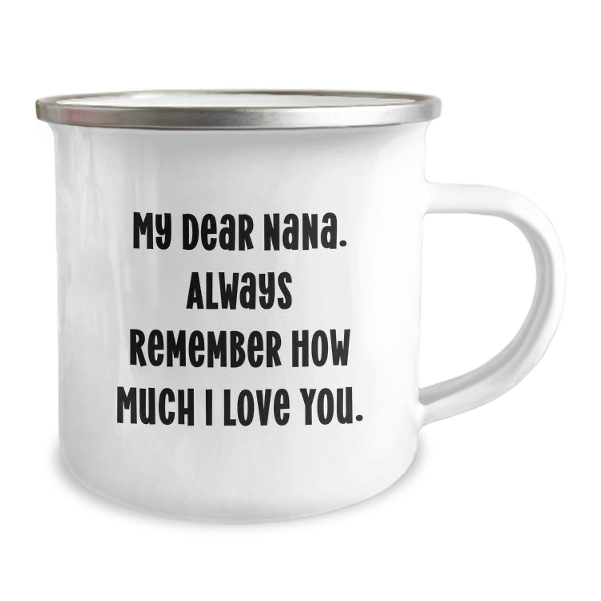 Nana Gift Heartfelt Quote Keepsake Camping Mug for Her - Image 2