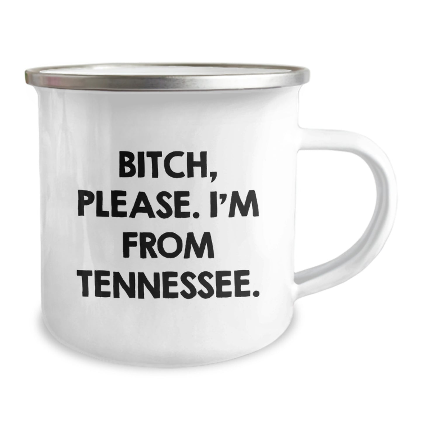 Funny Tennessee Camping Mug Gifts from Friends, B-tch Please I'm From Tennessee, Perfect Birthday Unique Gifts for Men Tennessee - Image 2
