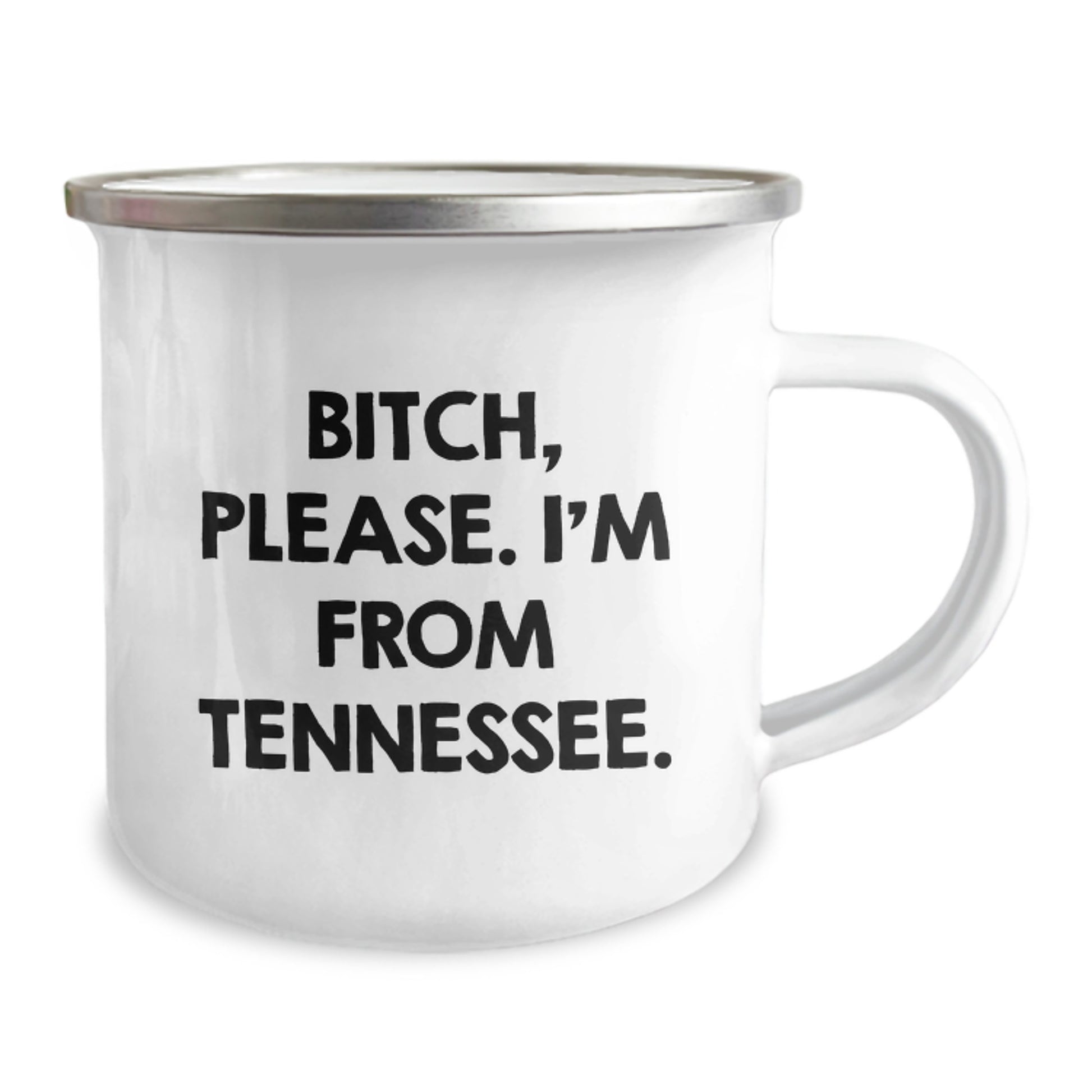 Funny Tennessee Camping Mug Gifts from Friends, B-tch Please I'm From Tennessee, Perfect Birthday Unique Gifts for Men Tennessee - Image 2
