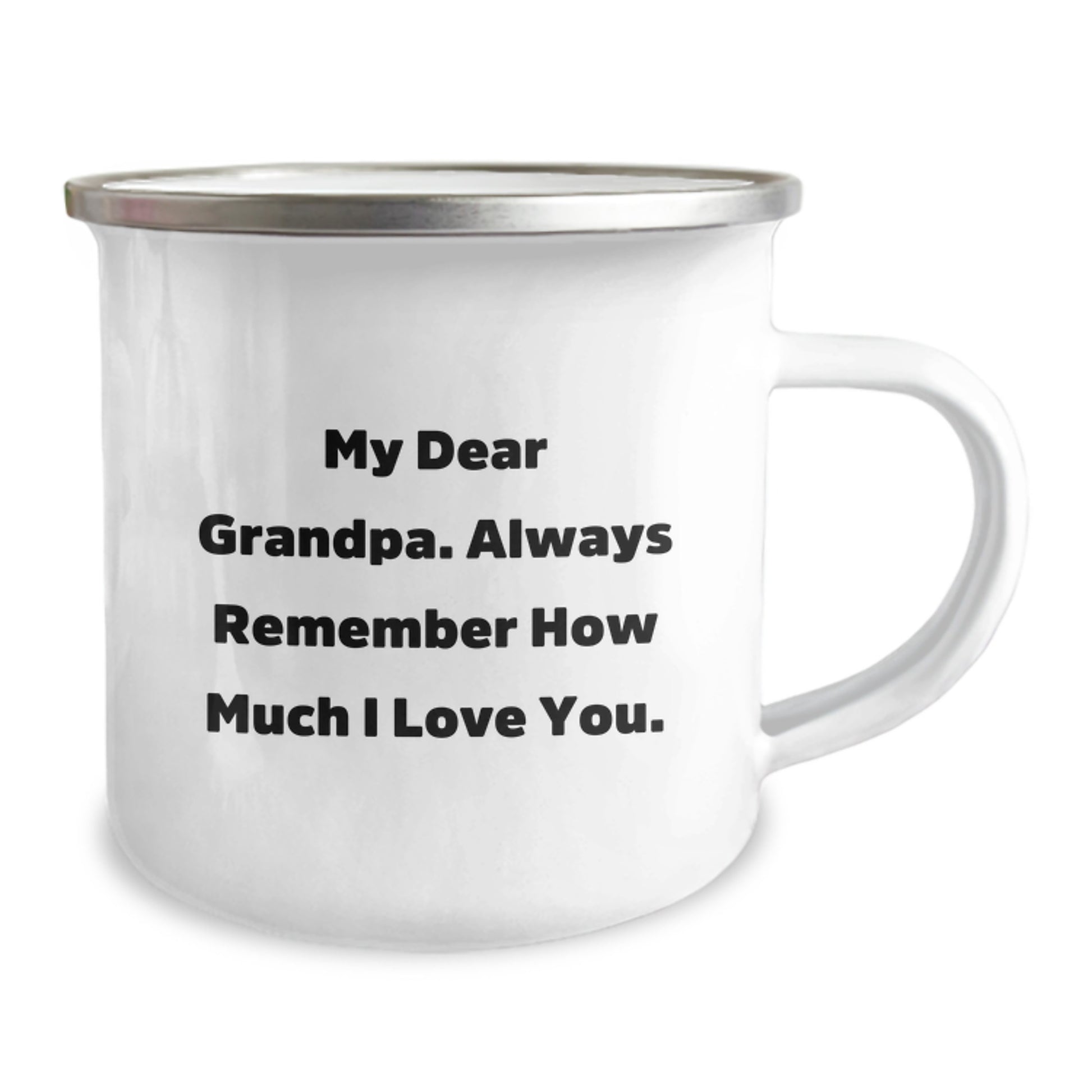Funny Grandpa Camping Mug Gifts from Family - Graduation Unique Presents for Grandpa - My Dear Grandpa Always Remember How Much I Love You - Image 2