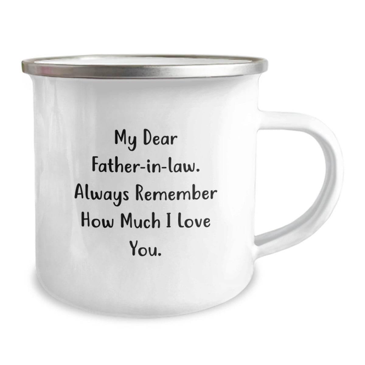 Camping Mug Gift for Father-in-law - Heartfelt Message - Image 2