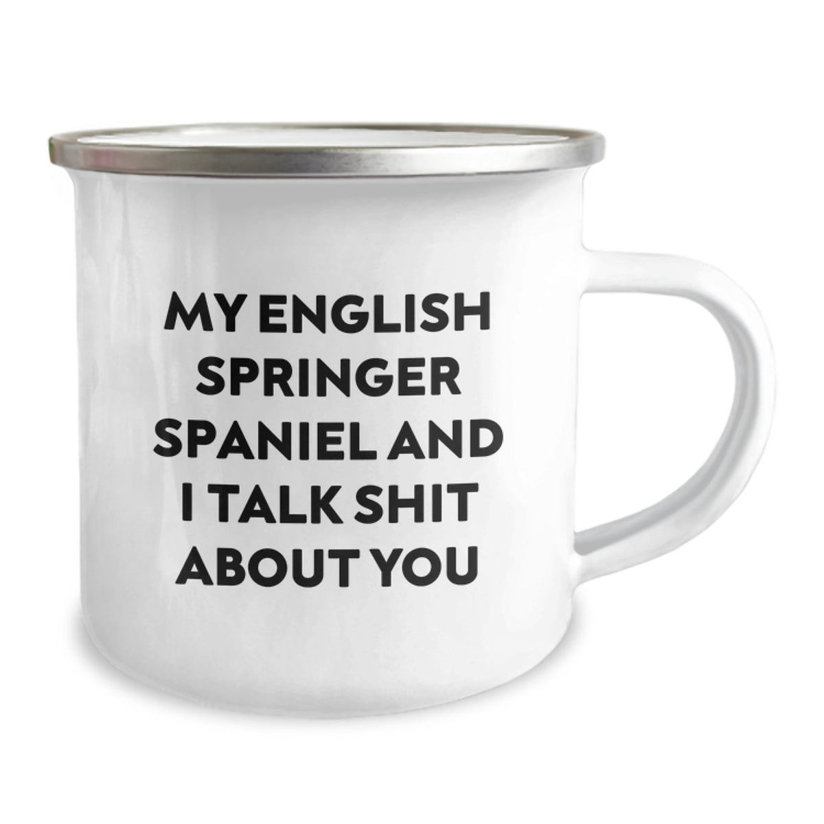 English Springer Spaniel Camping Mug Gift for Him - Witty Keepsake - Image 2