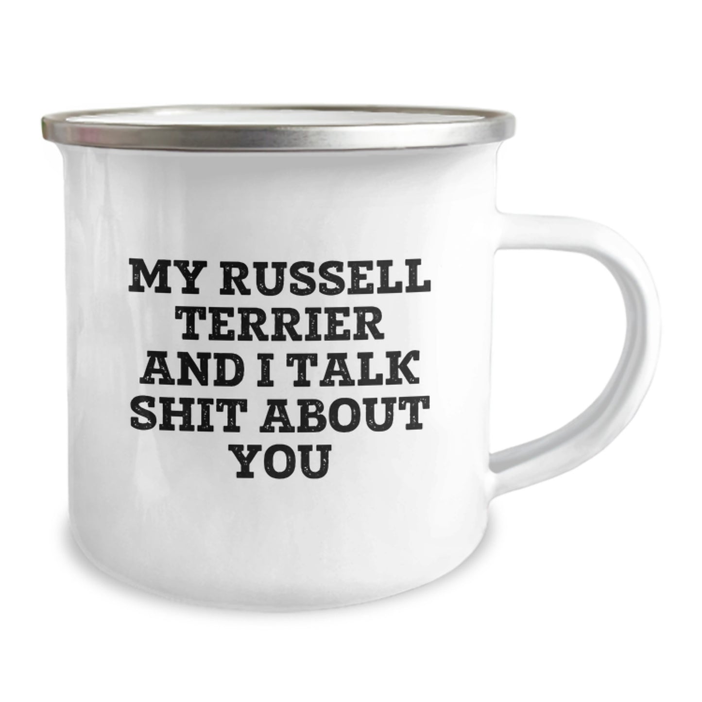 Funny Russell Terrier Dog Gifts for Men, Women, Friends and Family - Russell Terrier Dog Camping Mug, Graduation Unique Gifts from Men, Women, Friends, Family - Image 2