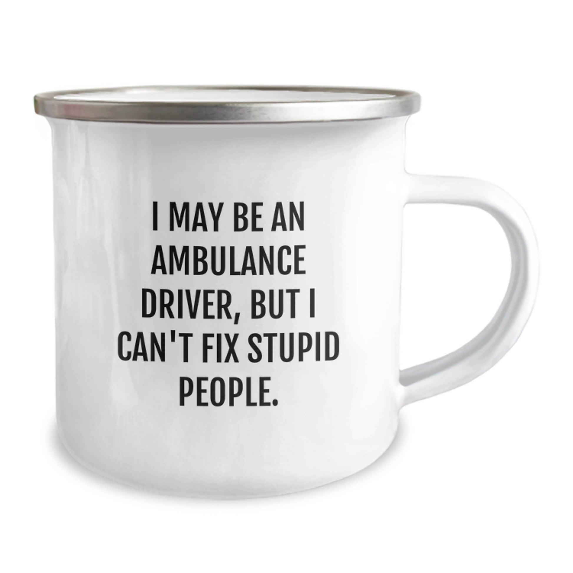 Ambulance Driver Keepsake Camping Mug for Him Birthday Gift with Quote - Image 2