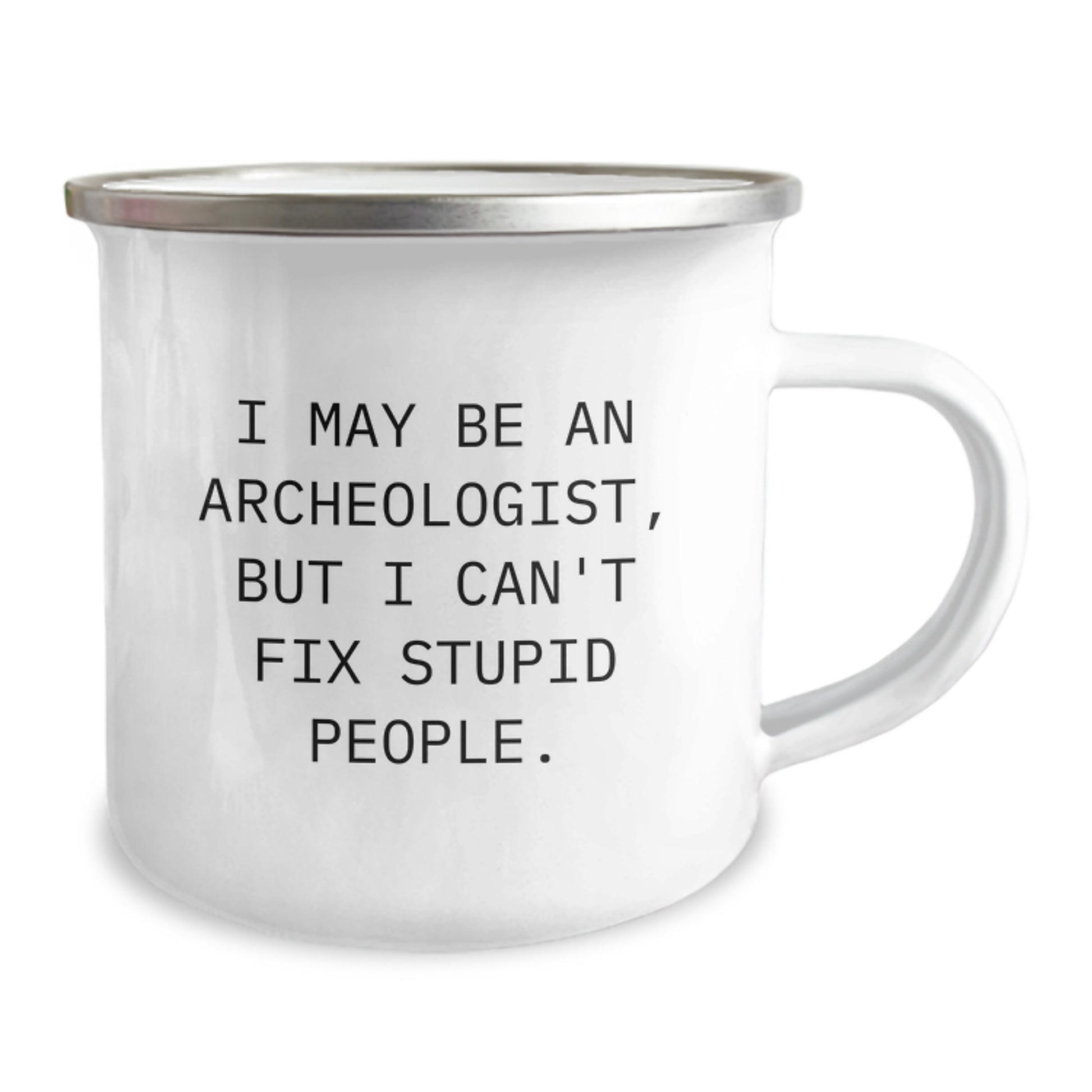 Archeologist Keepsake Camping Mug for Him Birthday Gift 12oz Stainless - Image 2