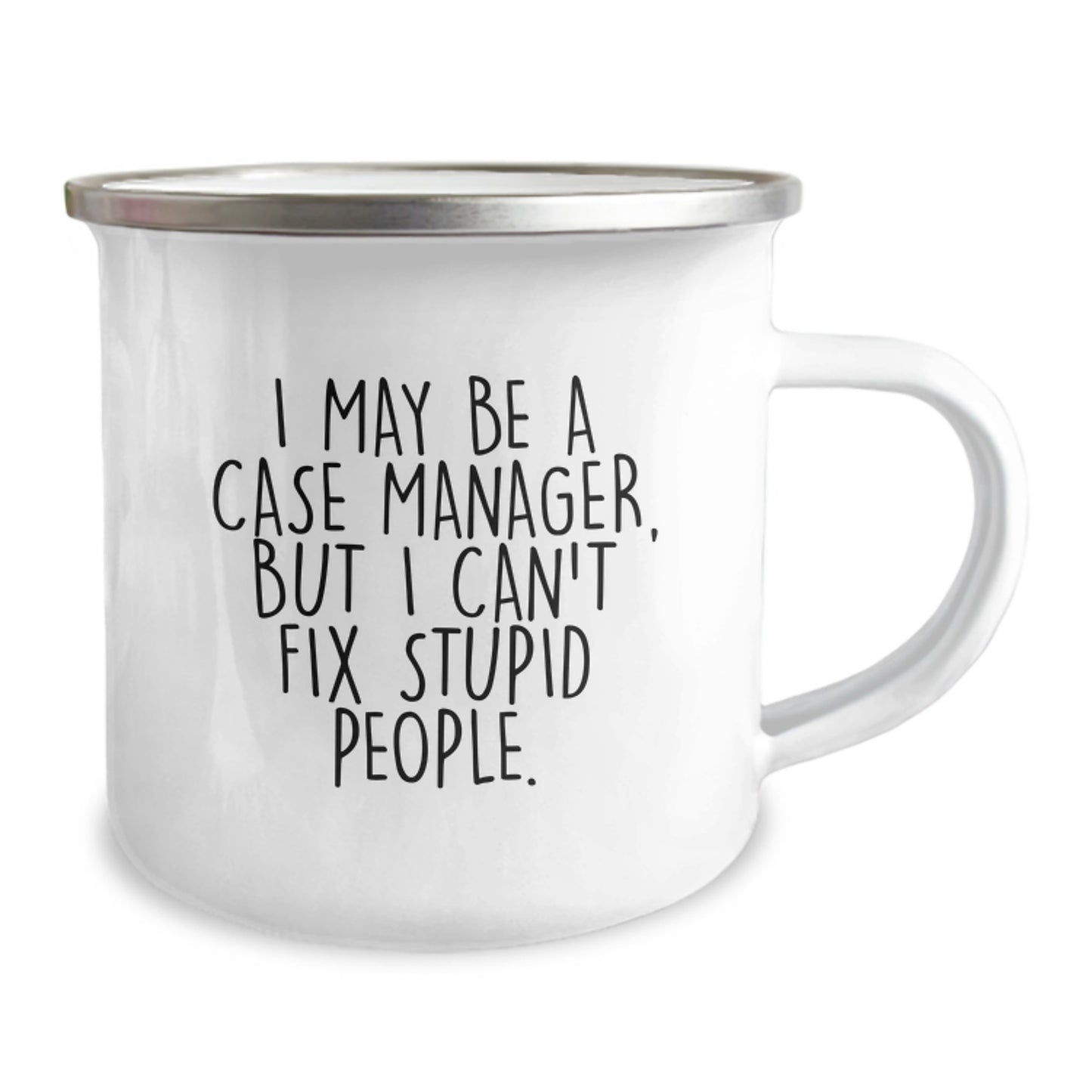 Case Manager Keepsake Camping Mug for Him Birthday Gift with Enamel - Image 2