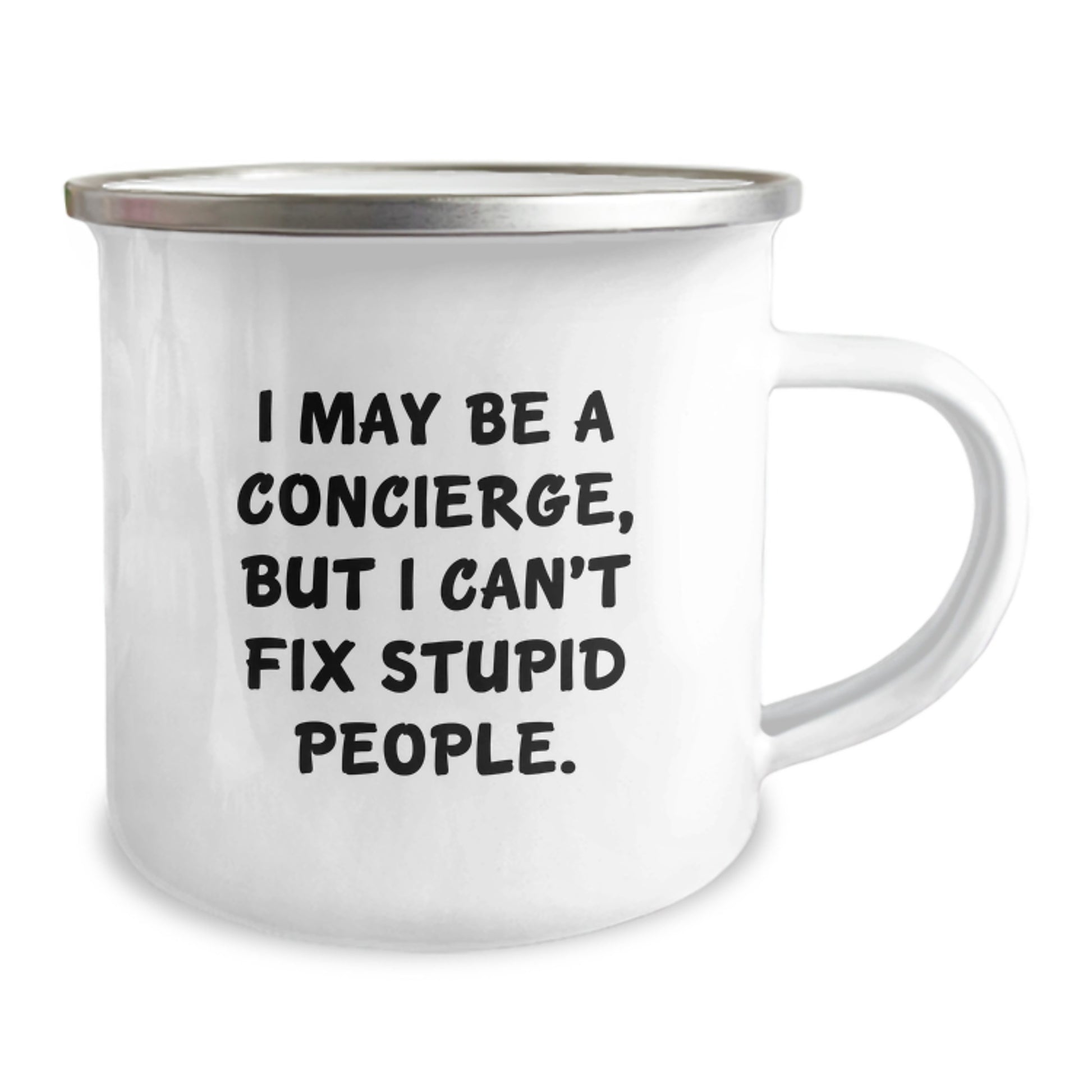 Birthday Gift for Her Concierge Camping Mug – Be A Concierge But Can't - Image 2