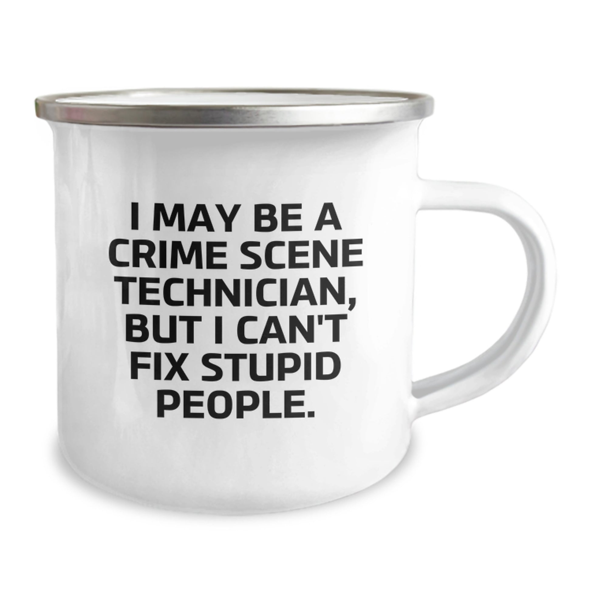 Crime Scene Technician Keepsake Camping Mug for Him Birthday Gift - Image 2