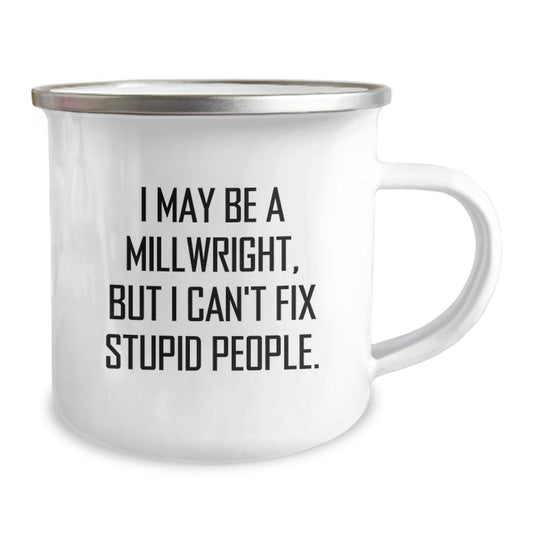Millwright Keepsake Stainless Steel Camping Mug for Him Birthday Gift - Image 2