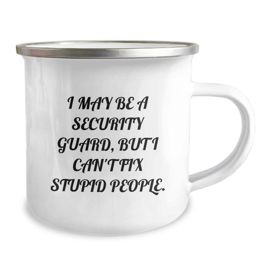 Birthday Gift Security Guard Camping Mug for Her Present - Image 2
