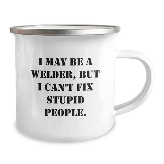 Funny Gifts from Men to Women Welder Camping Mug on Mother's Day Unique - Image 2