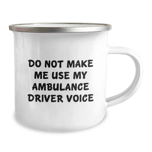 Ambulance Driver Gifts, Funny Motivational Graduation Unique Gifts for Ambulance Driver Men, Funny Camping Mug for Ambulance Driver Friends, Gifts from Men to Ambulance Driver - Image 2
