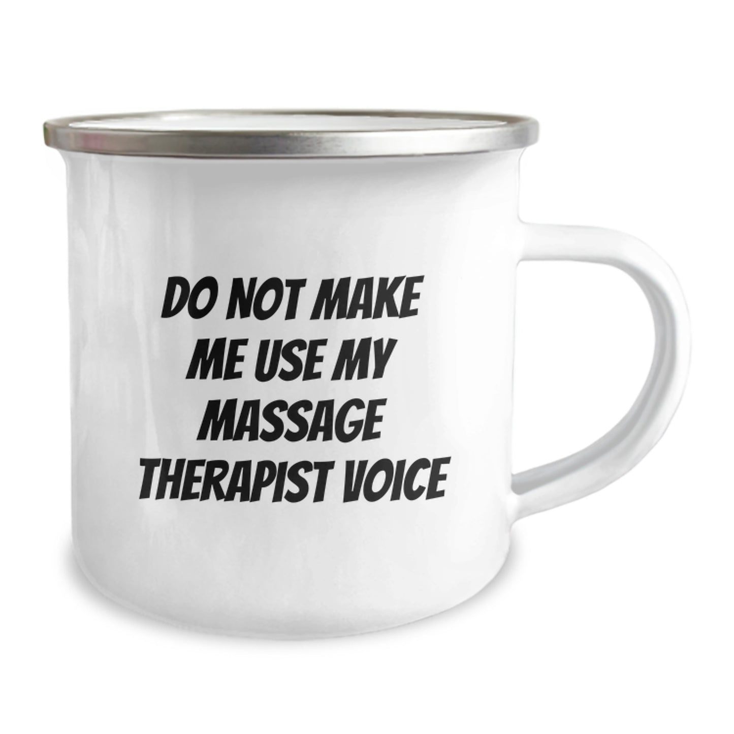 Massage Therapist Keepsake Camping Mug for Him Birthday Gift and Quote - Image 2