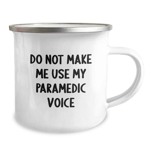 Funny Rescue Worker Gifts for Friends Men from Family Graduation Unique Funny Rescue Worker Camping Mug - Do Not Make Me Use My Rescue Worker Voice - Image 2